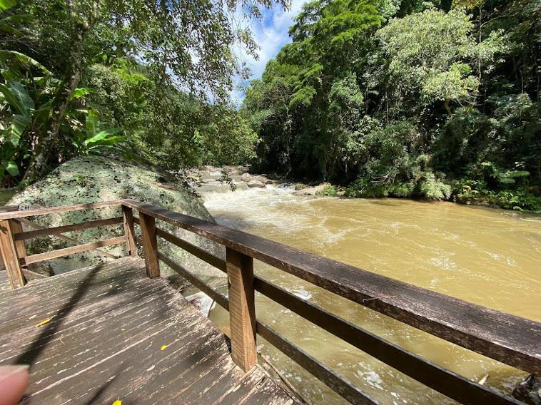 Lumiar Chale Colonial Lareira Deck Para Beira Rio Particular E Reservado Area De Lazer Pertinho Centro Do Bairro Kültér fotó